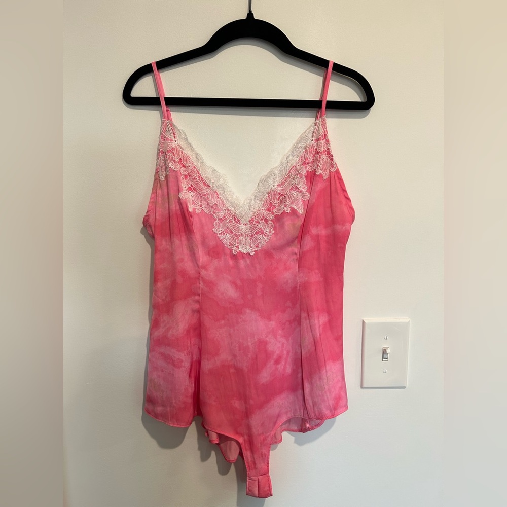 Free People Pink Bodysuit NWT